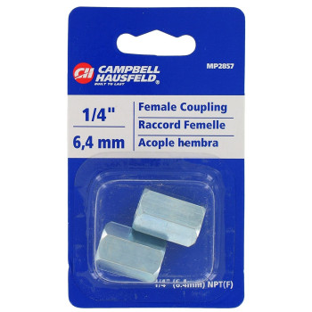 Acople Hembra Hexagonal 1/4 Npt Campbell Hausfeld 2 Un. MP2857