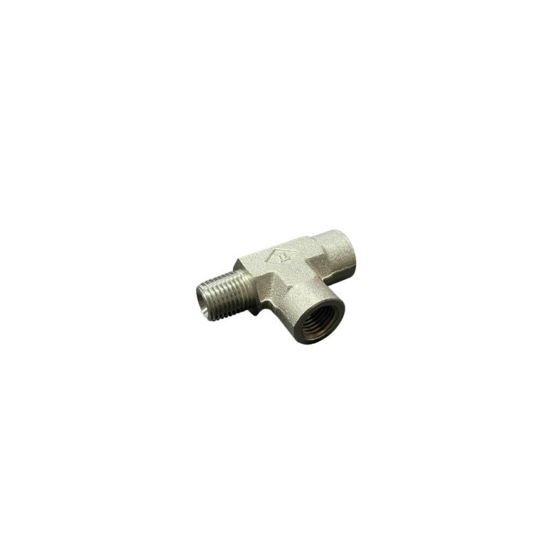 Tee Hembra Alta Presión 1/4" 3600 psi. Ideal para uso en equipos de pintura Airless.
